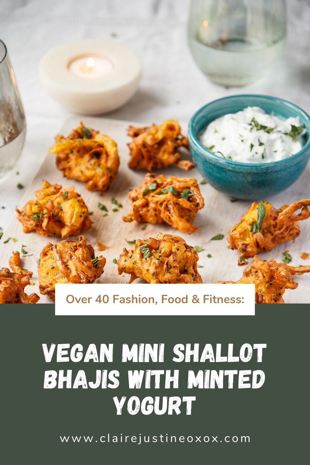 Vegan Mini Shallot Bhajis & Minted Yogurt: How To Make