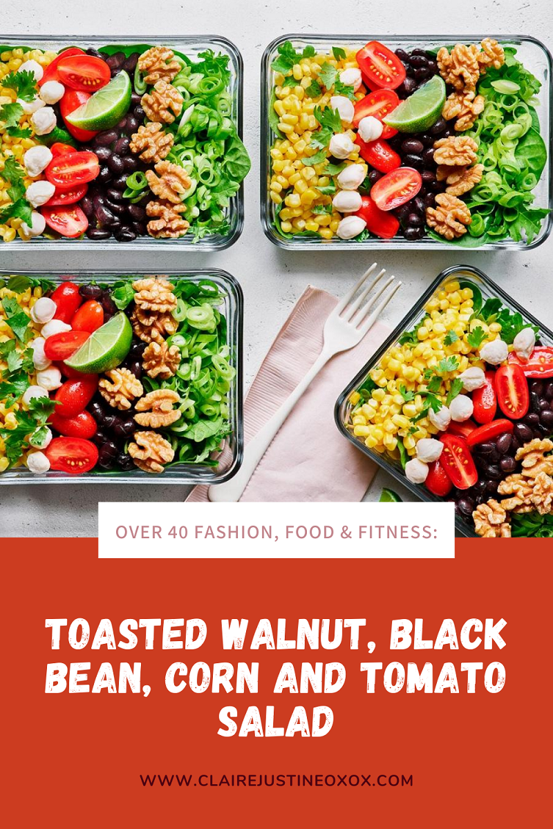 Toasted Walnut, Black Bean, Corn And Tomato Salad Toasted Walnut, Black Bean, Corn And Tomato Salad