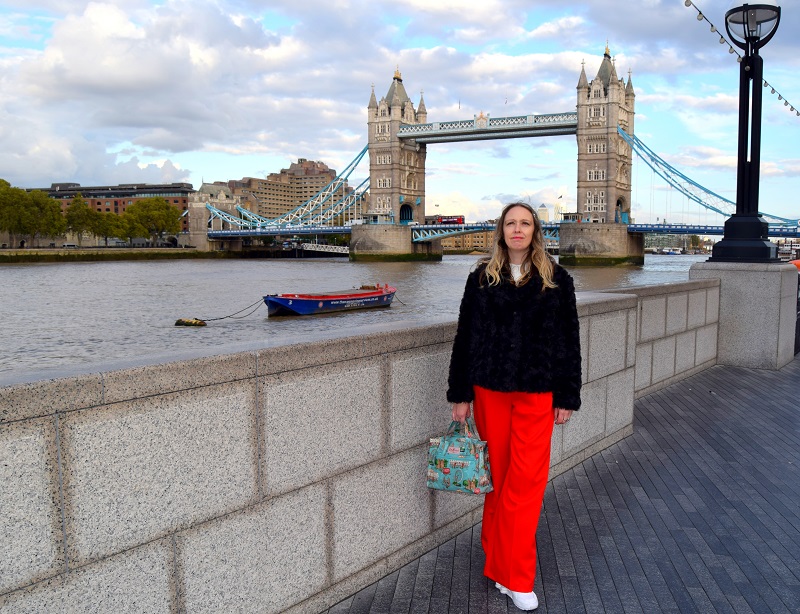 Bright Red Trousers And A Walk Around Tower Bridge