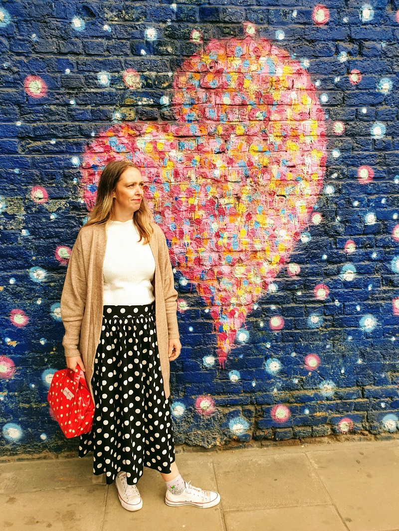 London Hearts Street Art And Styling My Polka Dot Skirt