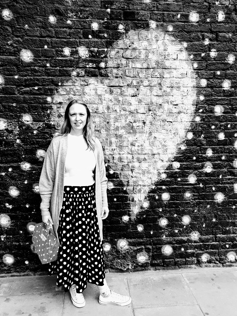 London Hearts Street Art And Styling My Polka Dot Skirt