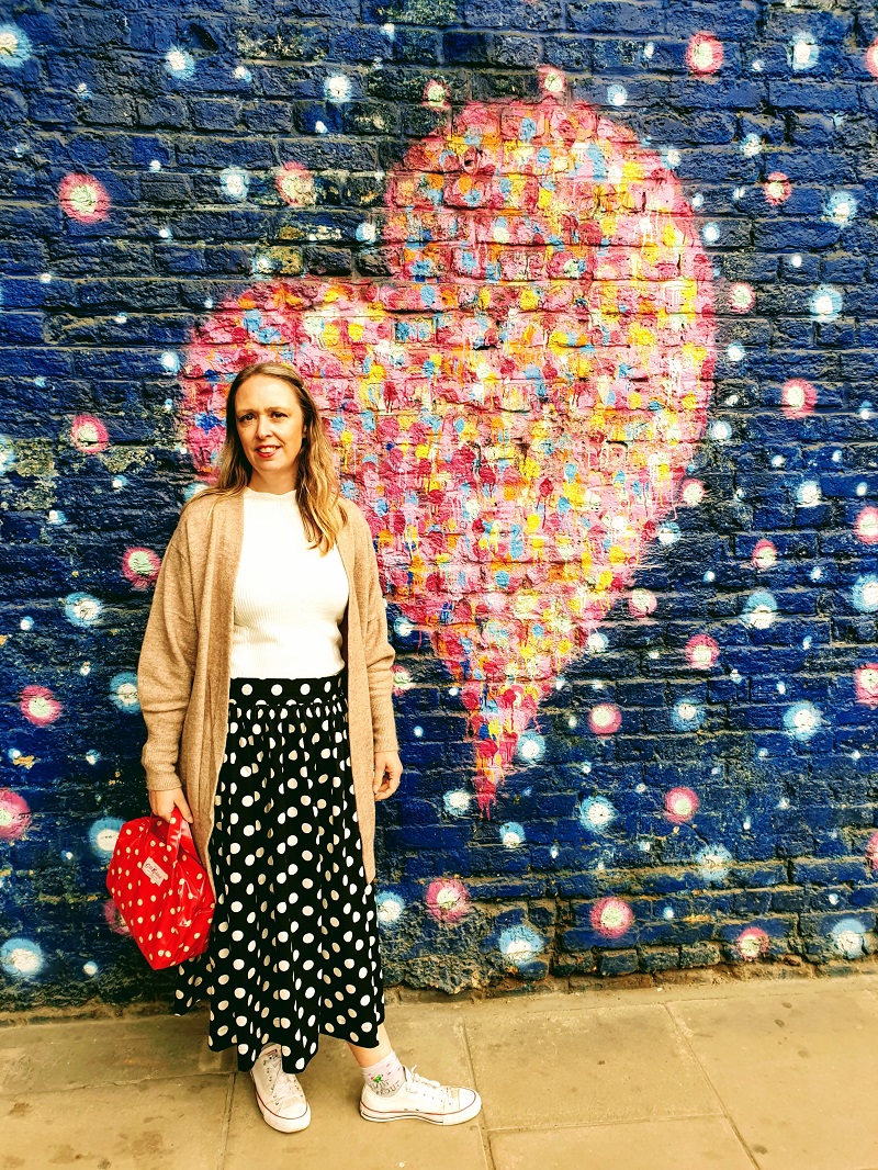 London Hearts Street Art And Styling My Polka Dot Skirt