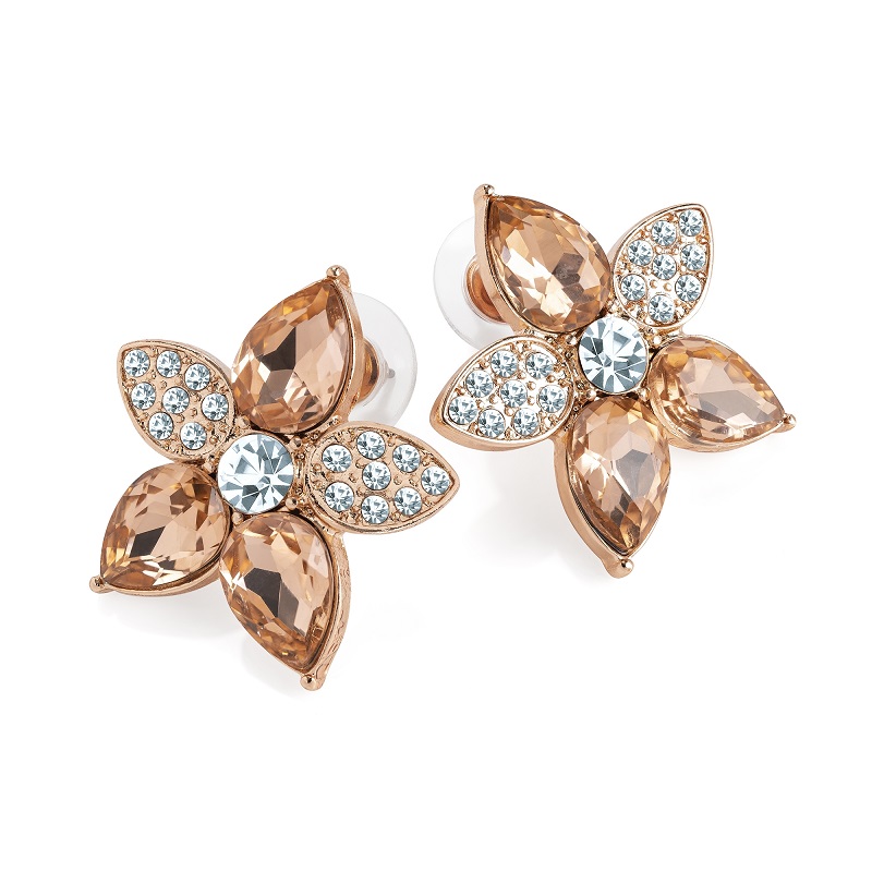 Gold Colour Crystal Initial Bangle: Mother's Day Gifts