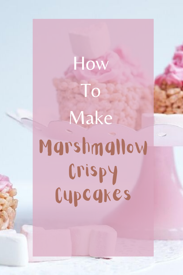 Marshmallow Crispy Cupcakes