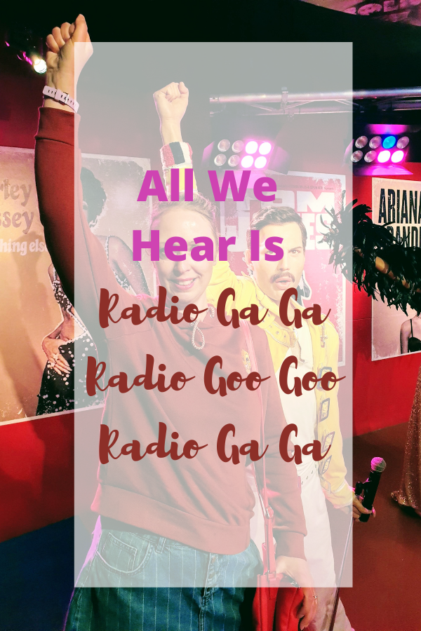 All We Hear Is Radio Ga Ga Radio Goo Goo Radio Ga Ga All We Hear Is Radio Ga Ga Radio Goo Goo Radio Ga Ga