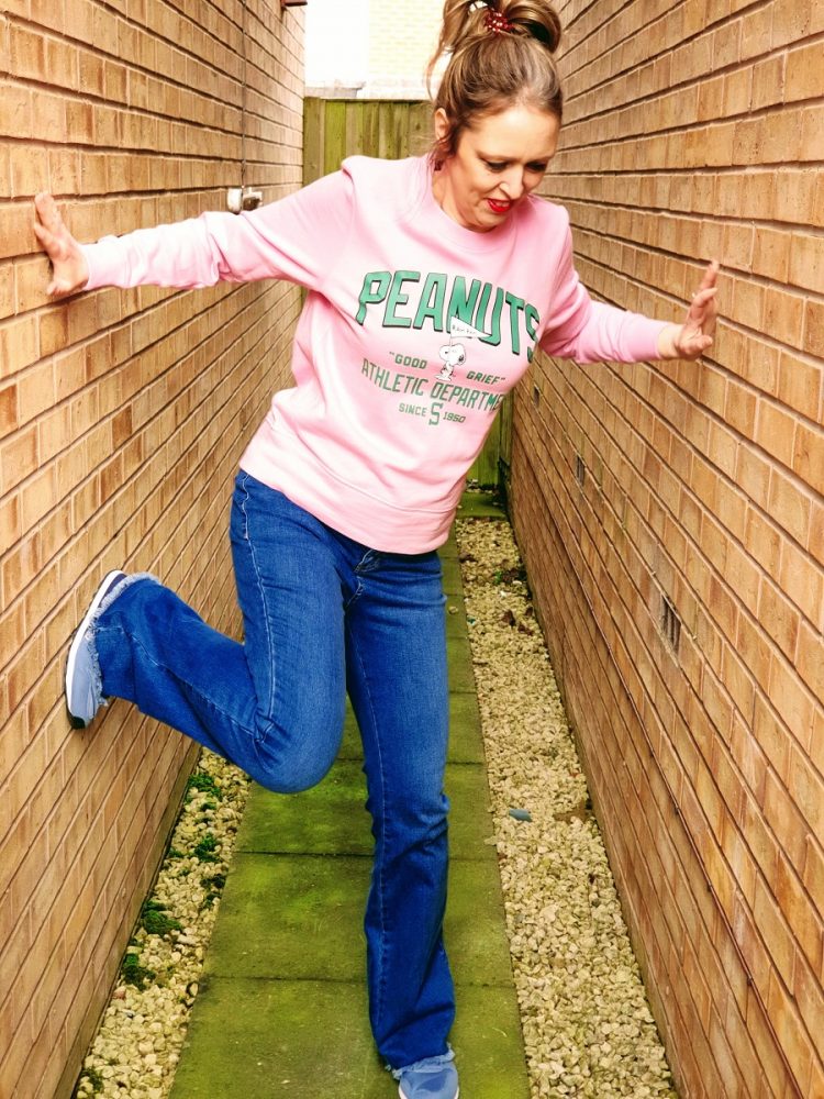 Peanuts Snoopy Pink Sweatshirt And How I Styled It