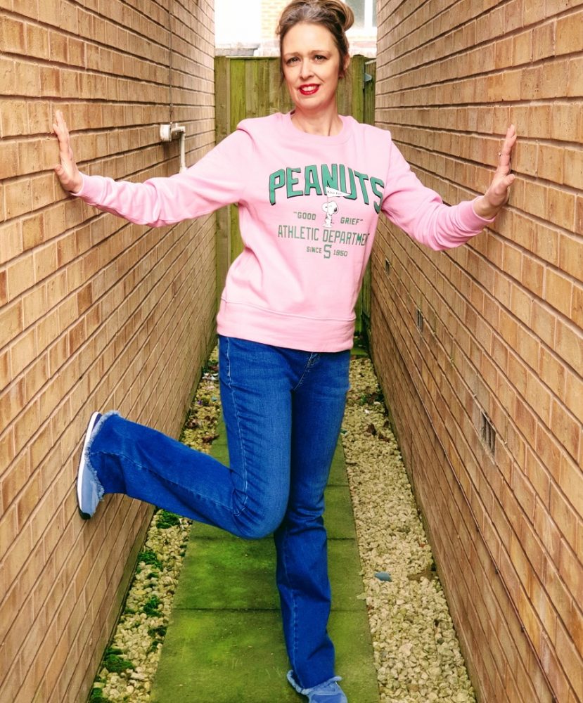 Peanuts Snoopy Pink Sweatshirt And How I Styled It