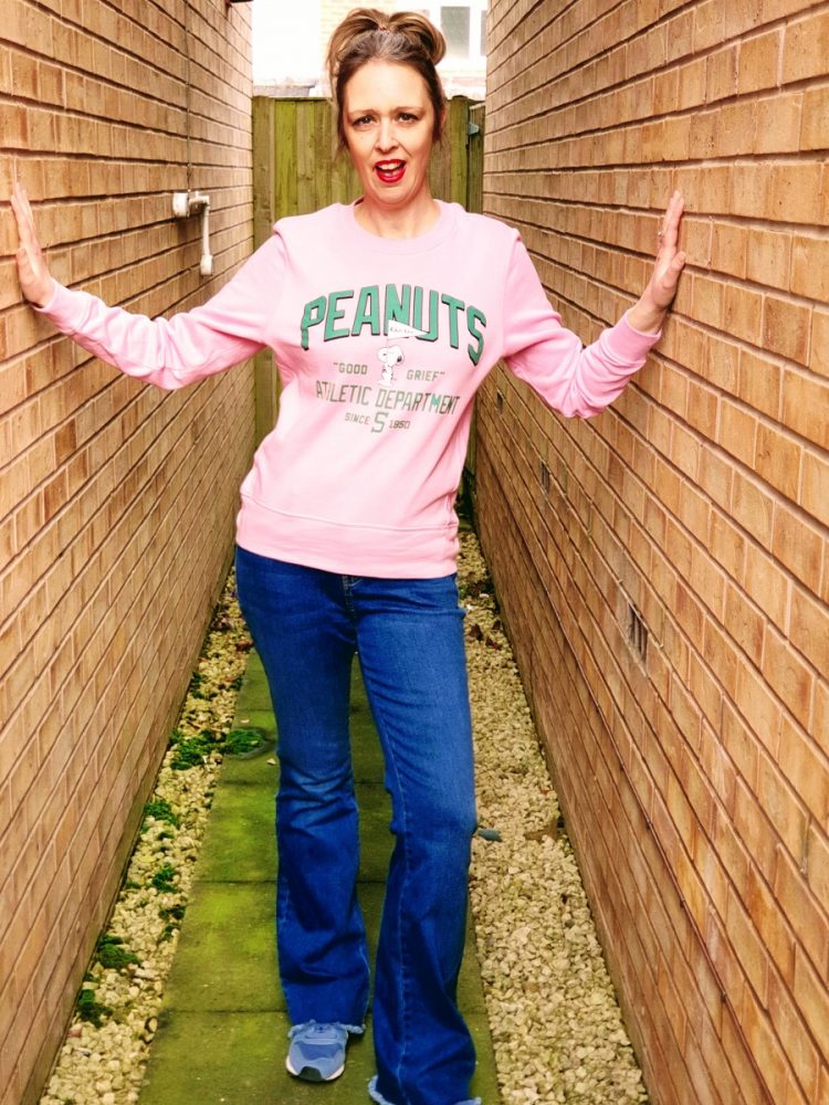 Peanuts Snoopy Pink Sweatshirt And How I Styled It