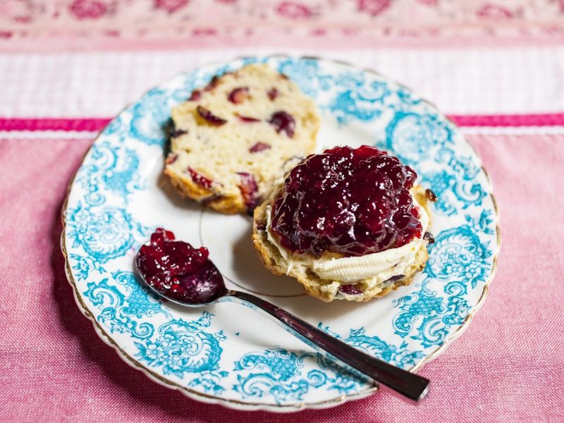 Jerte Picota Cherry Scones: Afternoon Tea