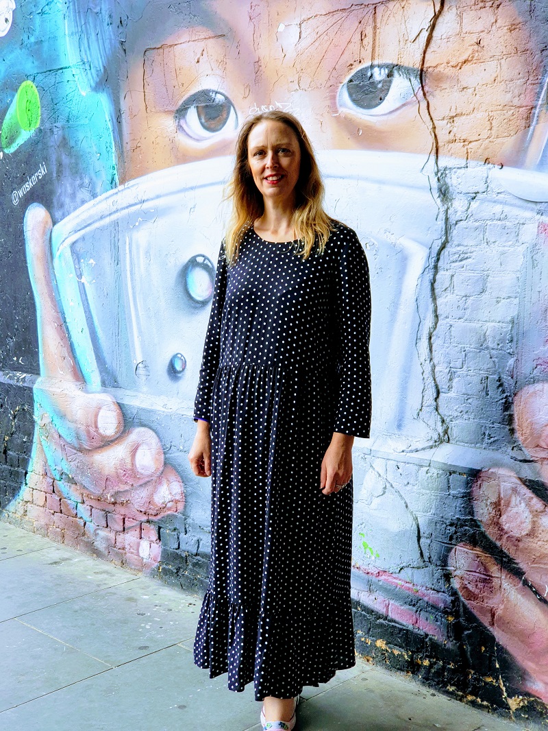 Polka Dot Maxi Dress And Some London Street Art
