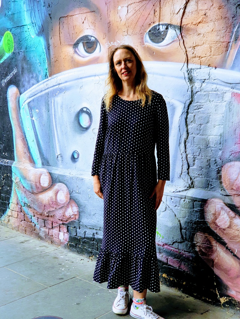 Polka Dot Maxi Dress And Some London Street Art