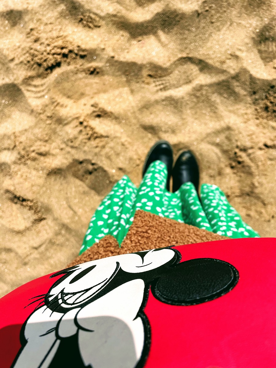 Green Floral Maxi Dress And A Visit To The Beach
