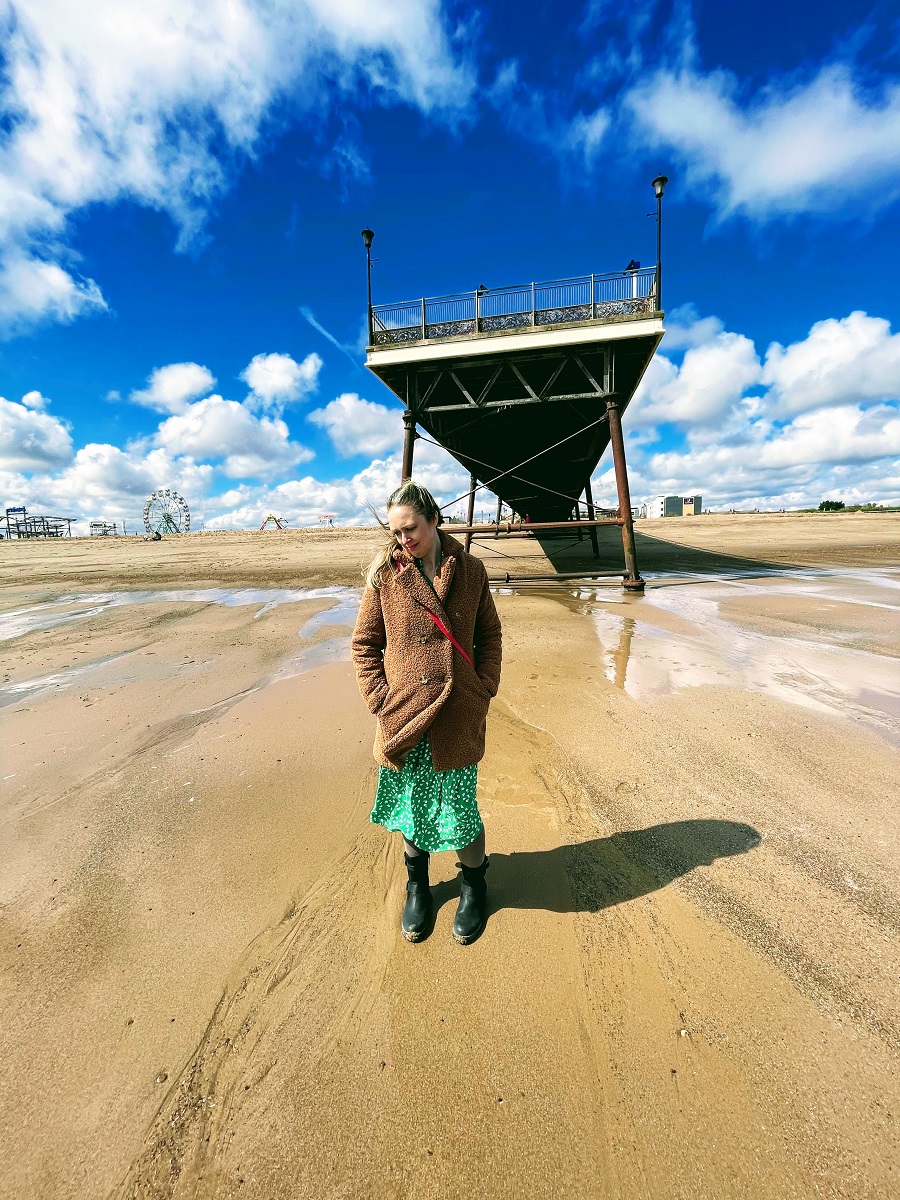 Green Floral Maxi Dress And A Visit To The Beach