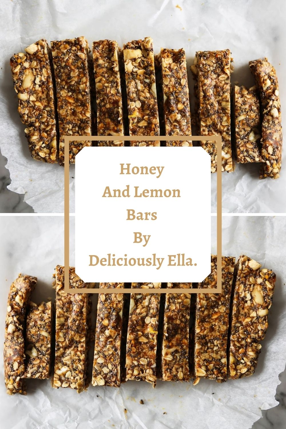 Honey And Lemon Bars By Deliciously Ella.