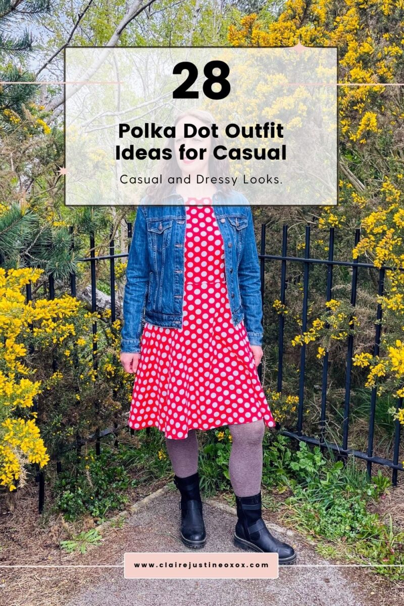 28 Polka Dot Outfit Ideas for Casual and Dressy Look