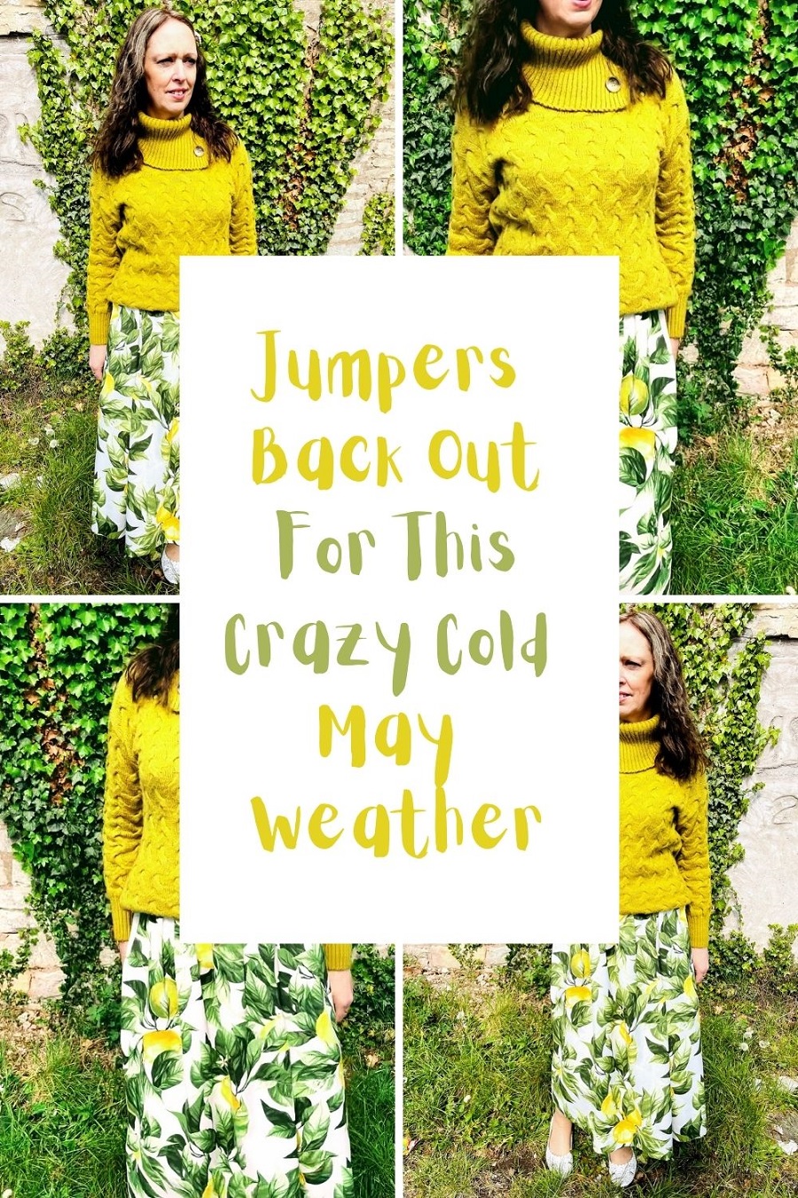 Jumpers Back Out For This Crazy Cold May Weather