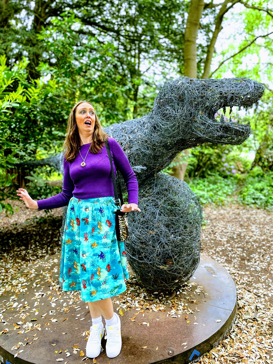 Purple Jumper And Under The Sea Skirt