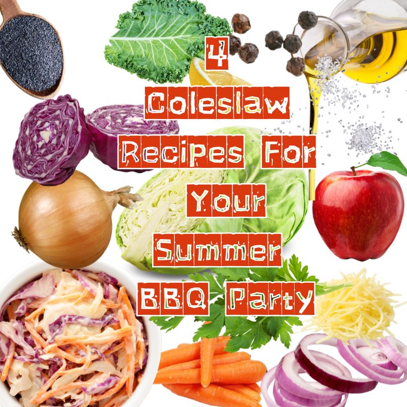 4 Coleslaw Recipes For Your Summer BBQ Party.