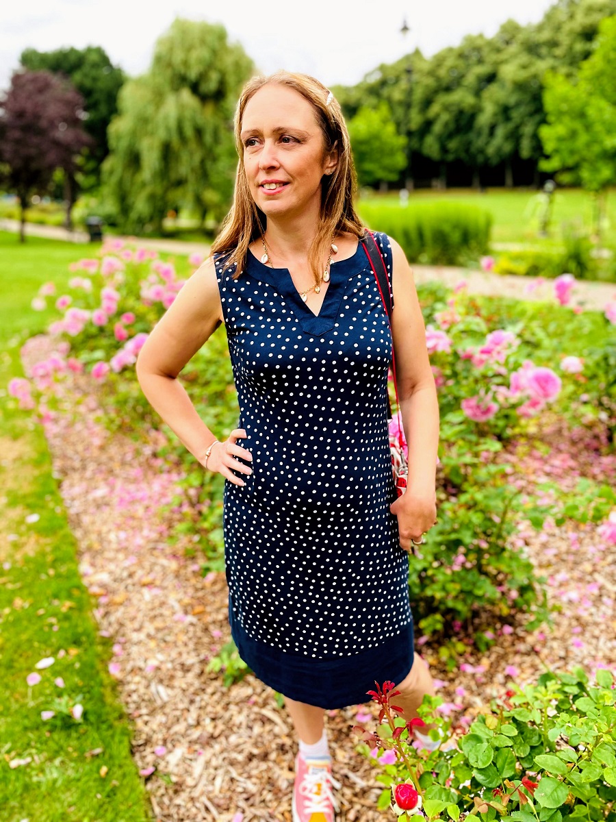 How To Wear Your Bonmarche Printed Jersey Dress With Converse How To Wear Your Bonmarche Printed Jersey Dress With Converse