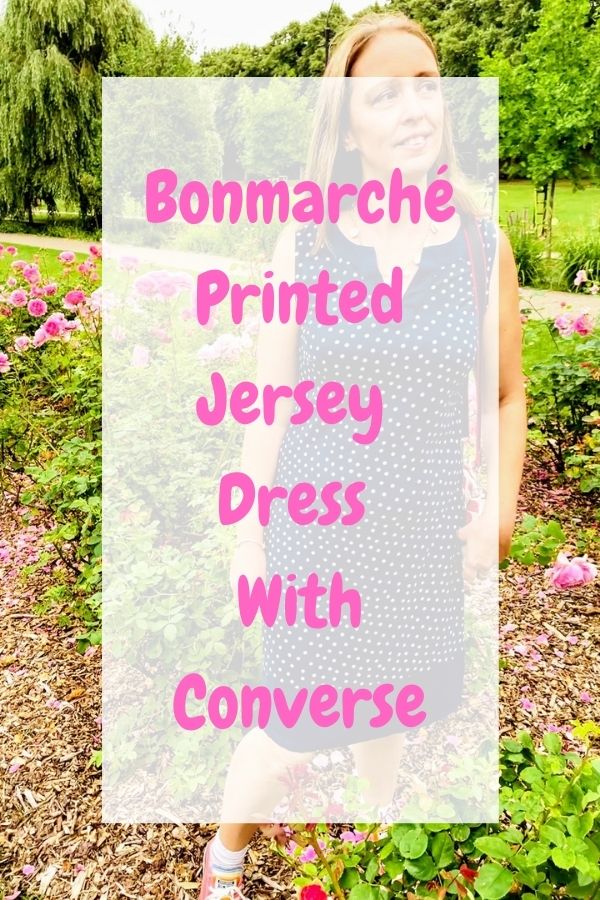 Bonmarché Printed Jersey Dress With Converse Bonmarché Printed Jersey Dress With Converse