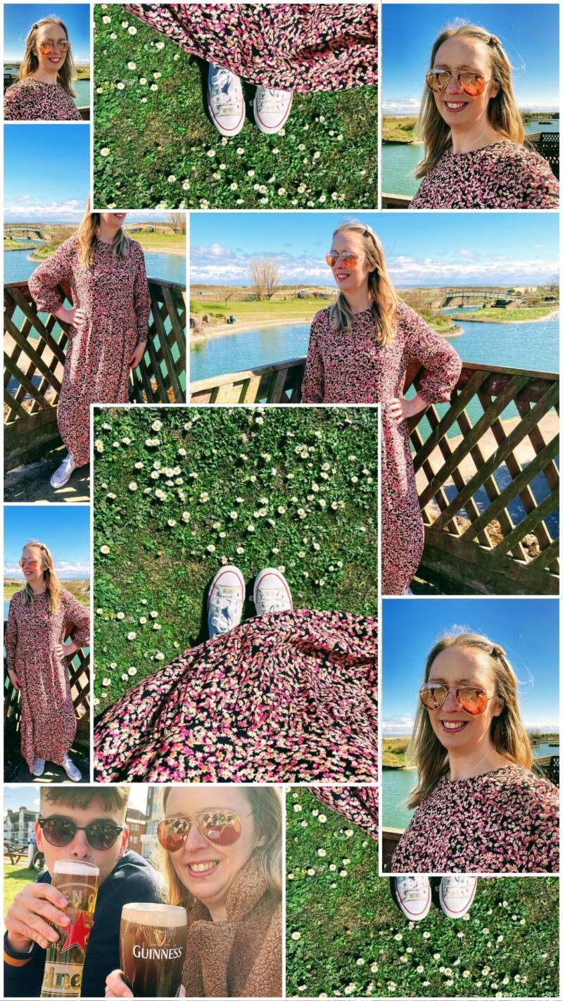 A Gorgeous Maxi Dress From H&M With Tiny Flowers