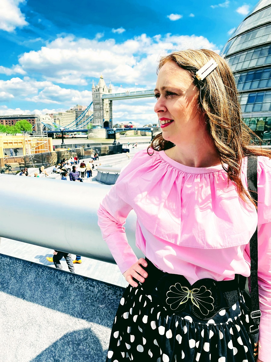 Pink Top, Polka Dots Skirt And A Day Out In London