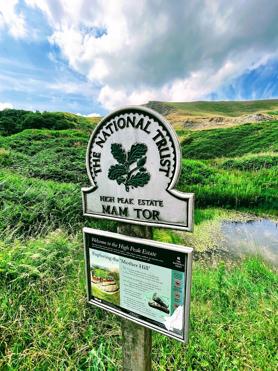 Up Mam Tor From Castleton In The Peak District