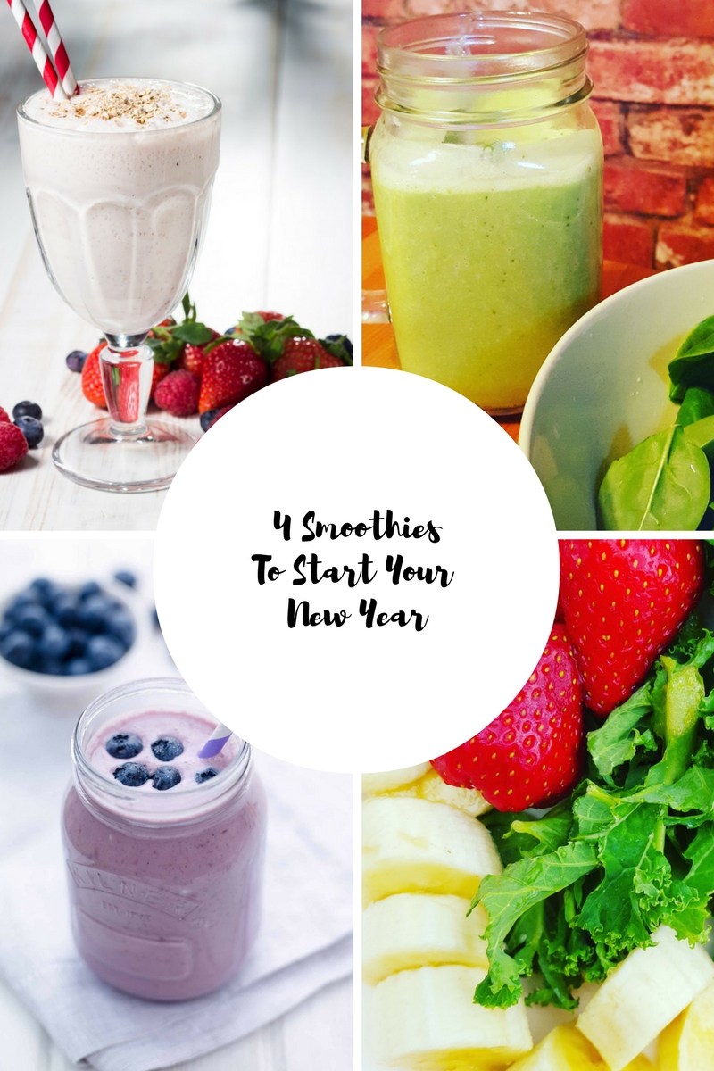 4 Smoothies To Start Your New Year
