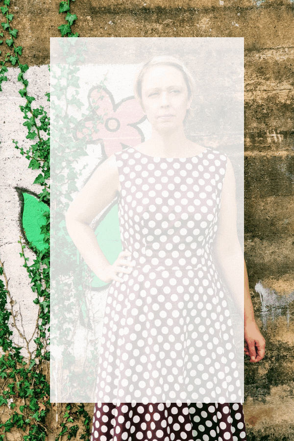 Brown Polka Dot Dress: Pretty Woman Style!? Brown Polka Dot Dress: Pretty Woman Style!?