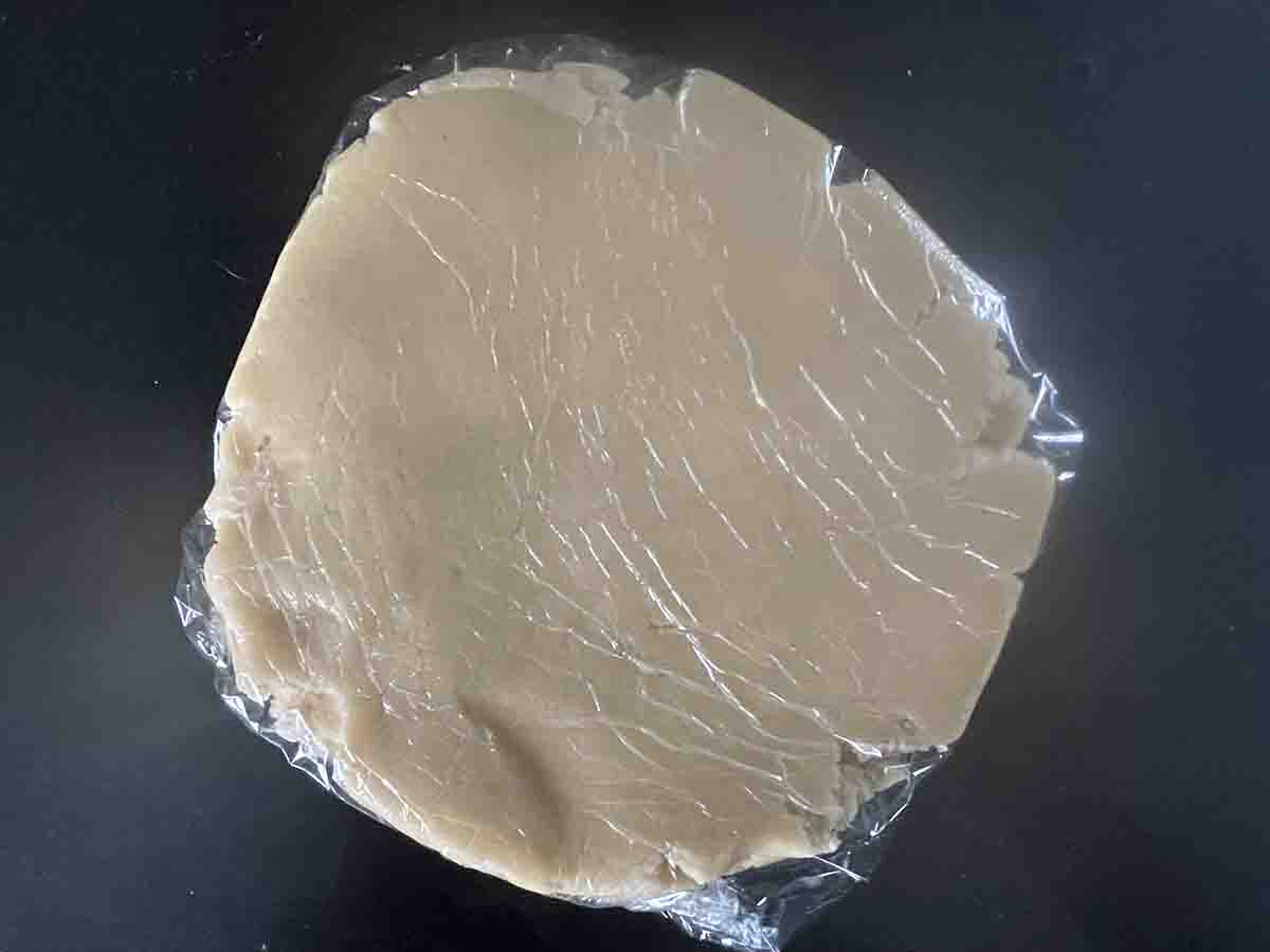 dough ready for chilling.