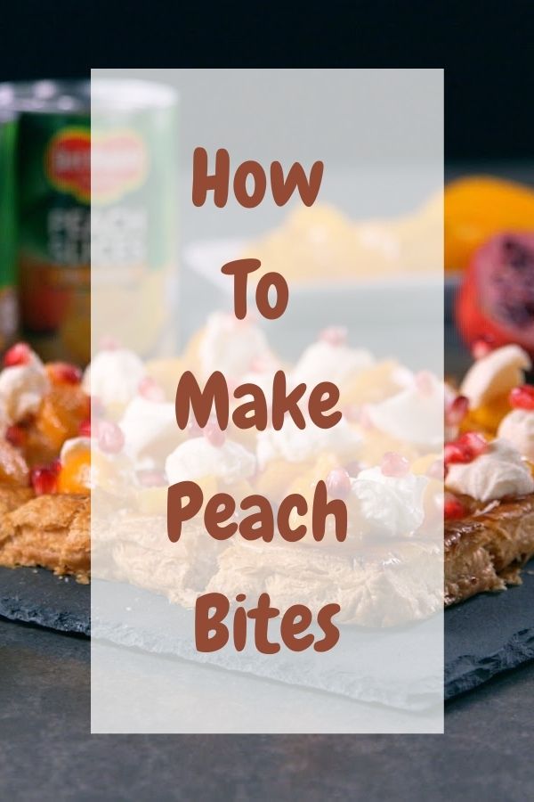 How To Make Peach Bites: Great For Afternoon Tea