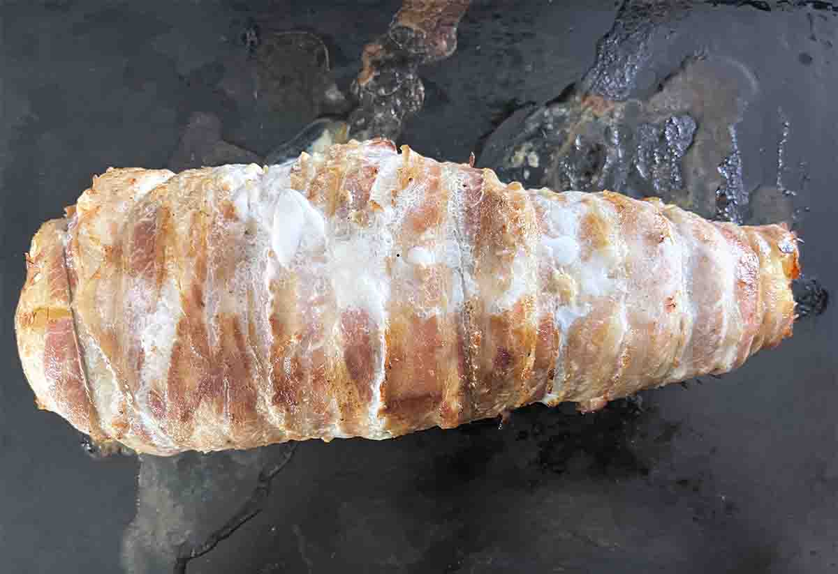 baked monkfish.