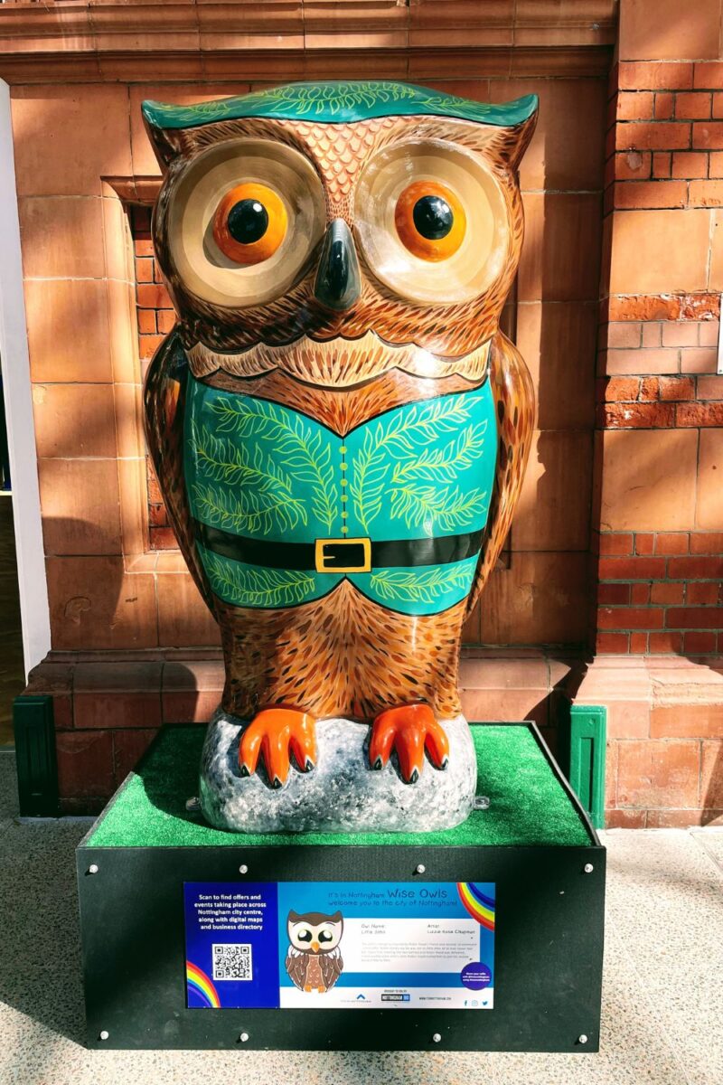 Explore the Colourful Owl Trail In Nottingham My Selfie Saturday Adventure