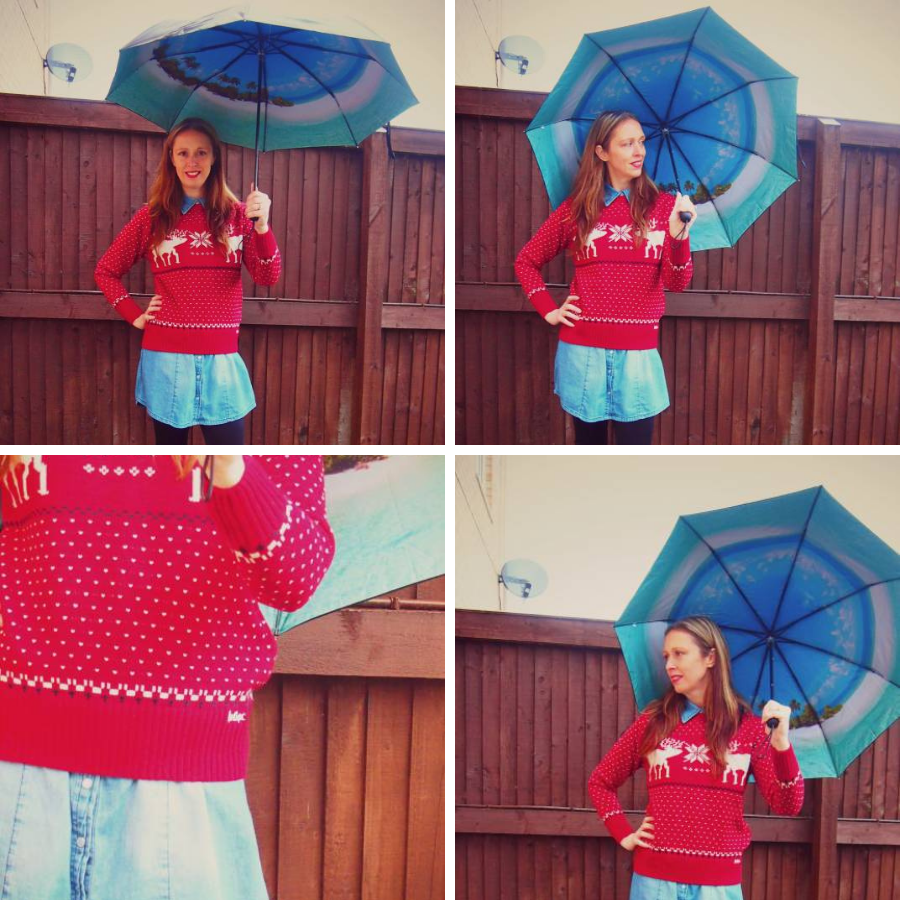 Red Fairisle Jumper And Dreaming Of The Sunshine