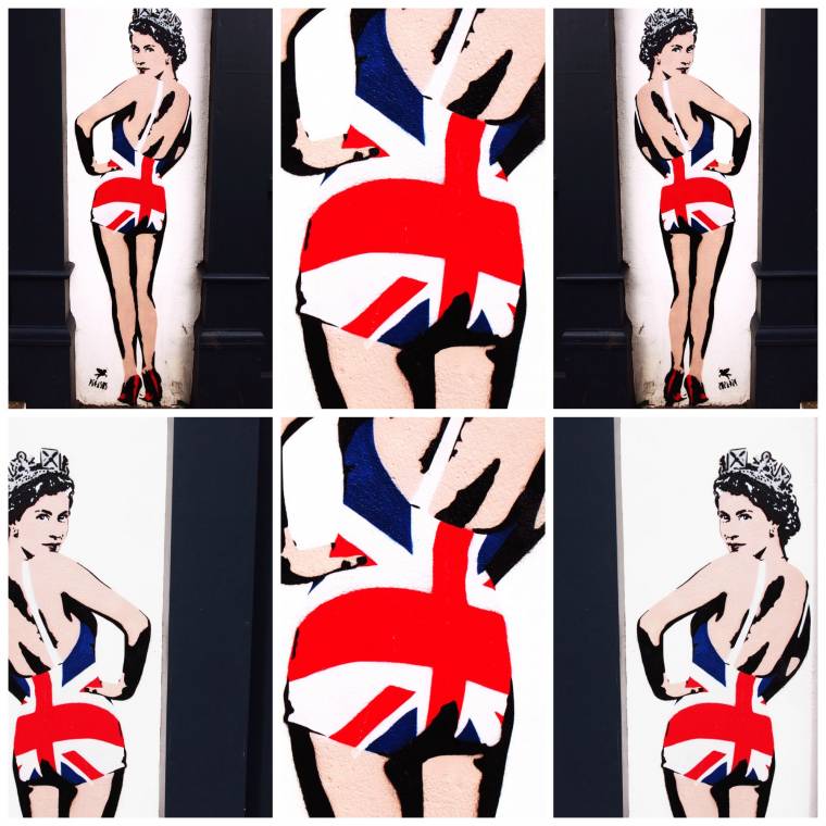 The Queen: Blue Mondays & London Street Art