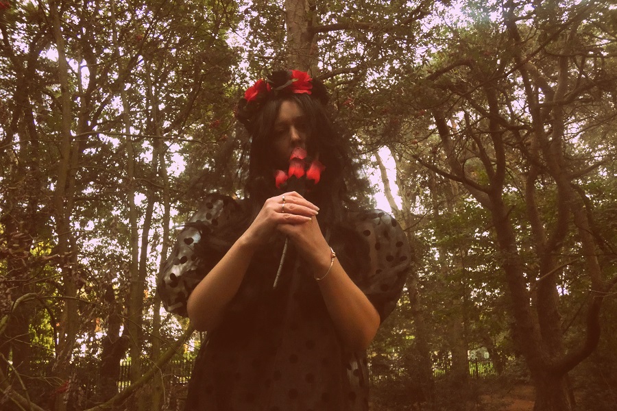 Spooky Photoshoot In The Woods 31 Days Of October. 