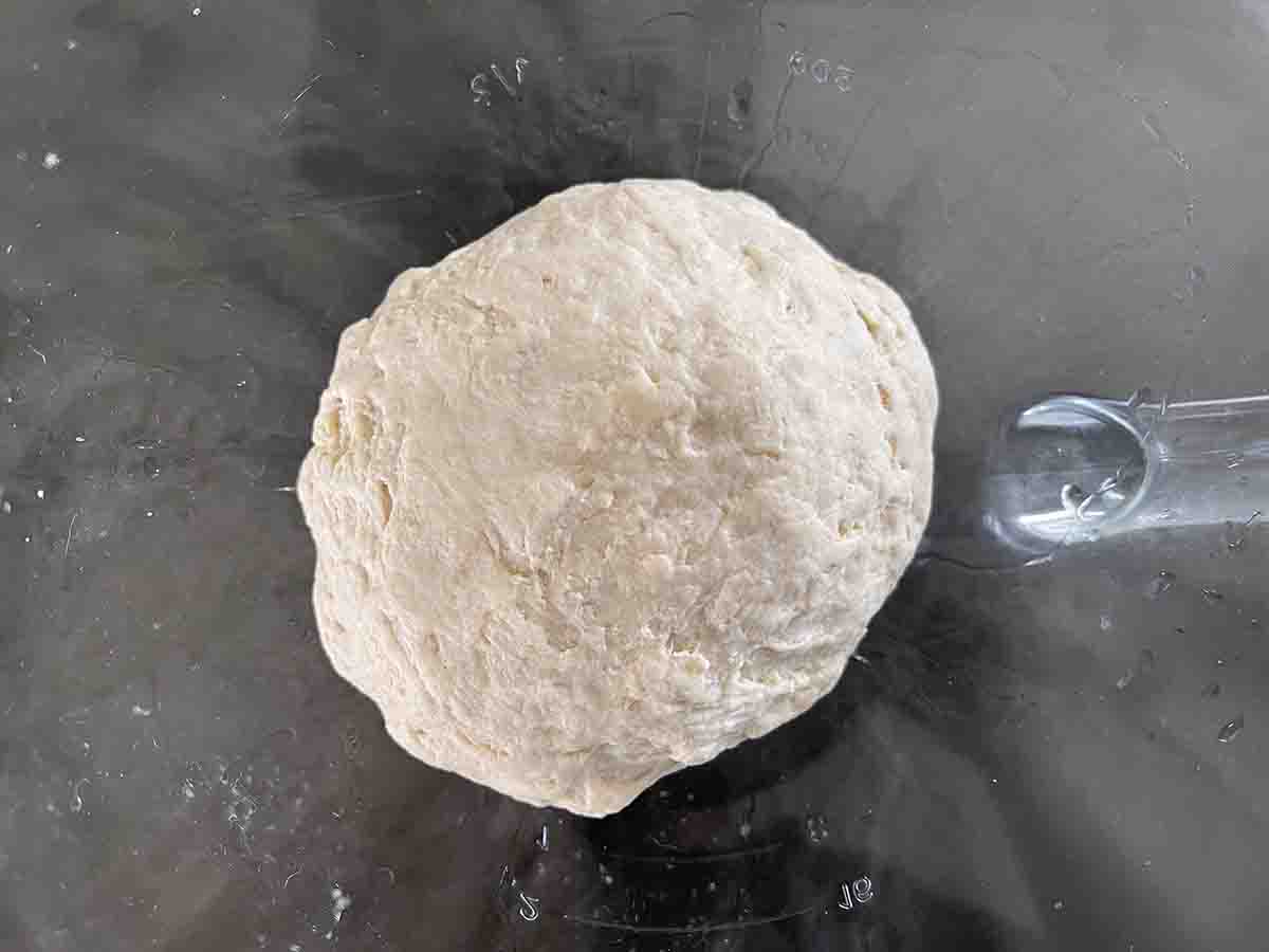 ball of dough.
