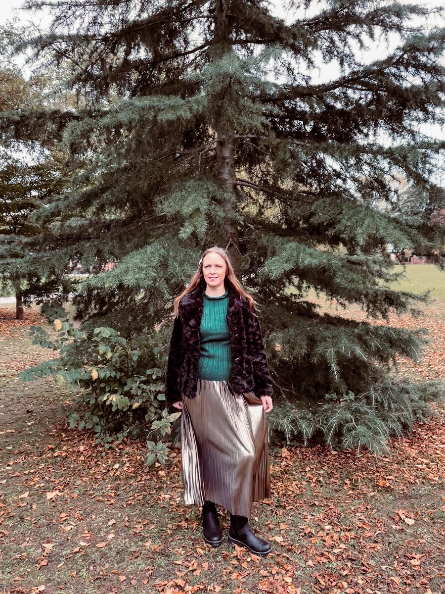 Layering Up Time Again!! Cozy Coat And Sparkles 