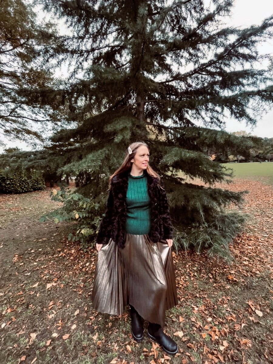 Layering Up Time Again!! Cozy Coat And Sparkles