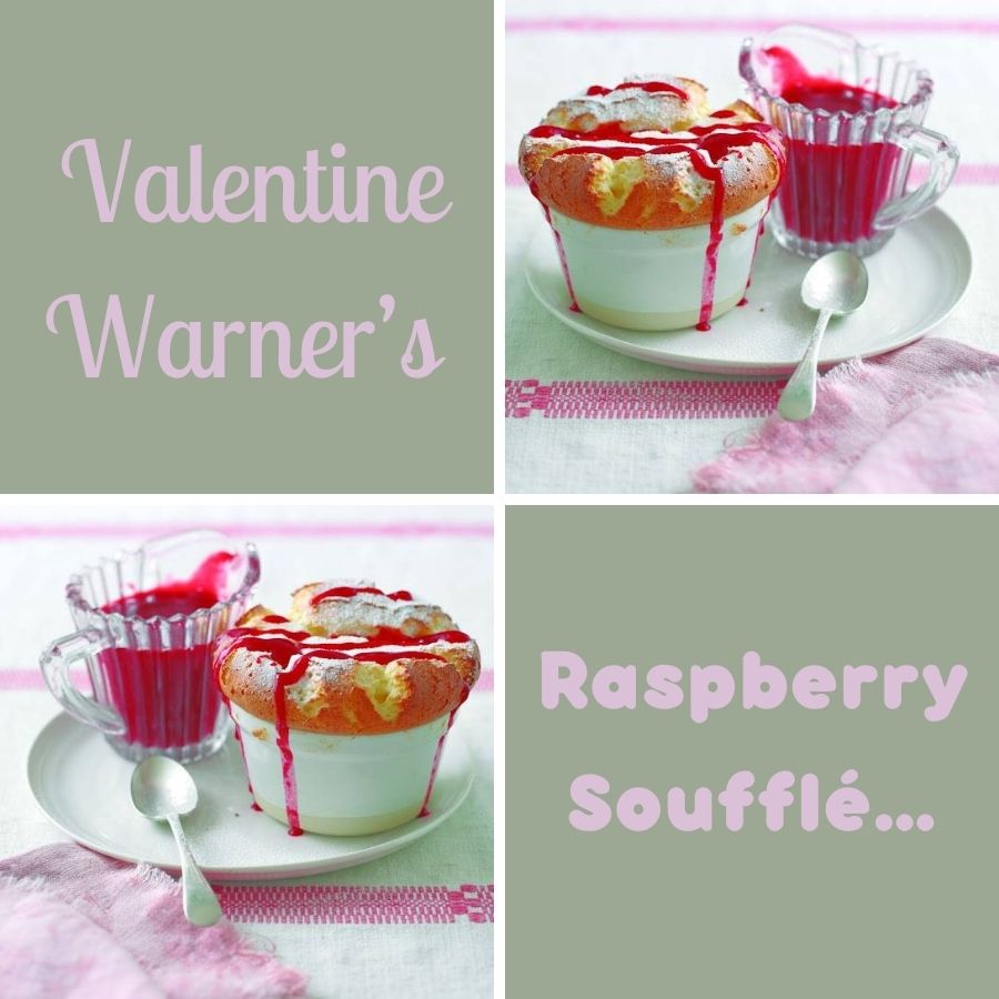 Valentine Warner’s Raspberry Soufflé