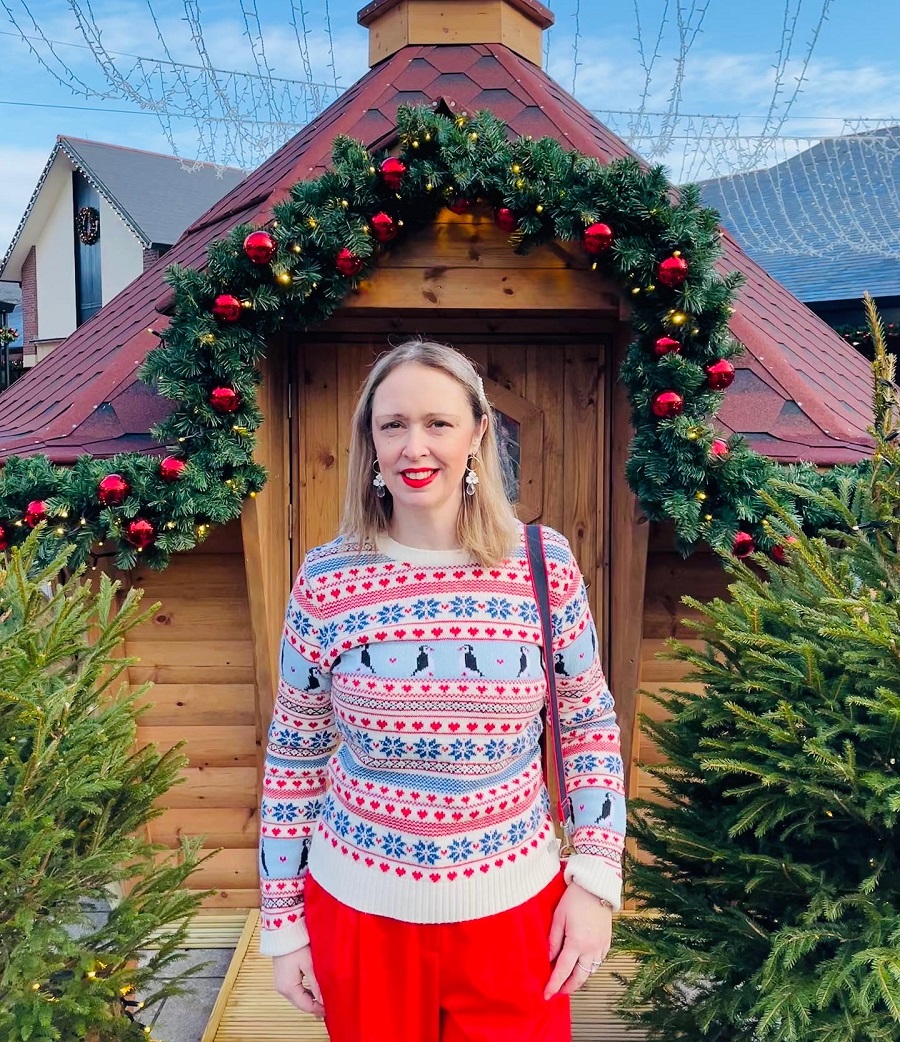 And Just Like That.. Fair Isle Jumper & Red