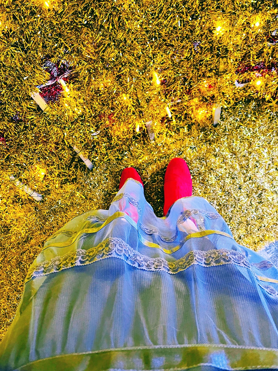 Santa Christmas Jumper And Tutu Style Dress