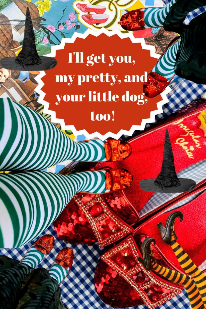 I'll get you, my pretty, and your little dog, too!