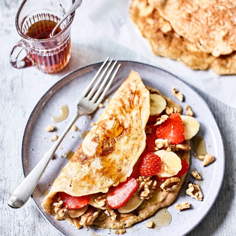 California Walnut, Banana & Carrot Pancakes