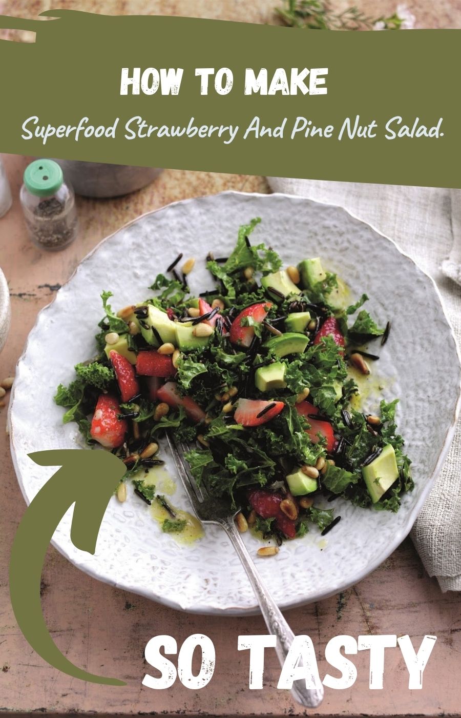 Superfood Strawberry And Pine Nut Salad