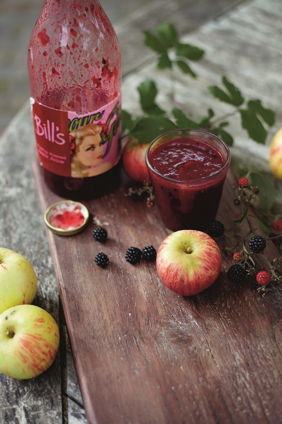 Blackberry And Roasted Apple Juice Smoothie How To Make Blackberry And Roasted Apple Juice