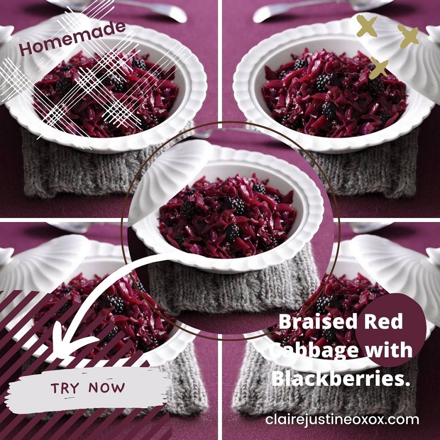 Braised Red Cabbage With Blackberries: How To Make