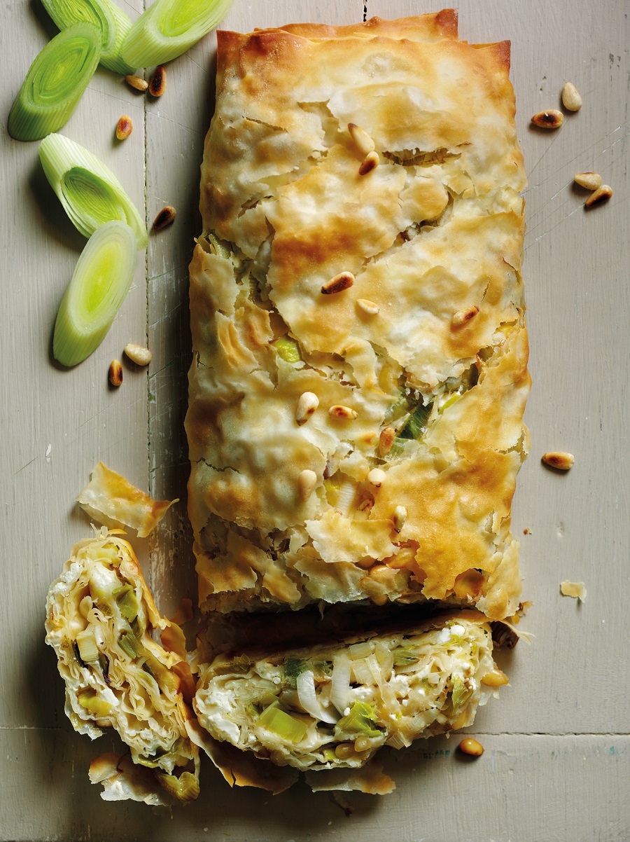 Leek, Feta & Filo Roulade Leek, Feta & Filo Roulade
