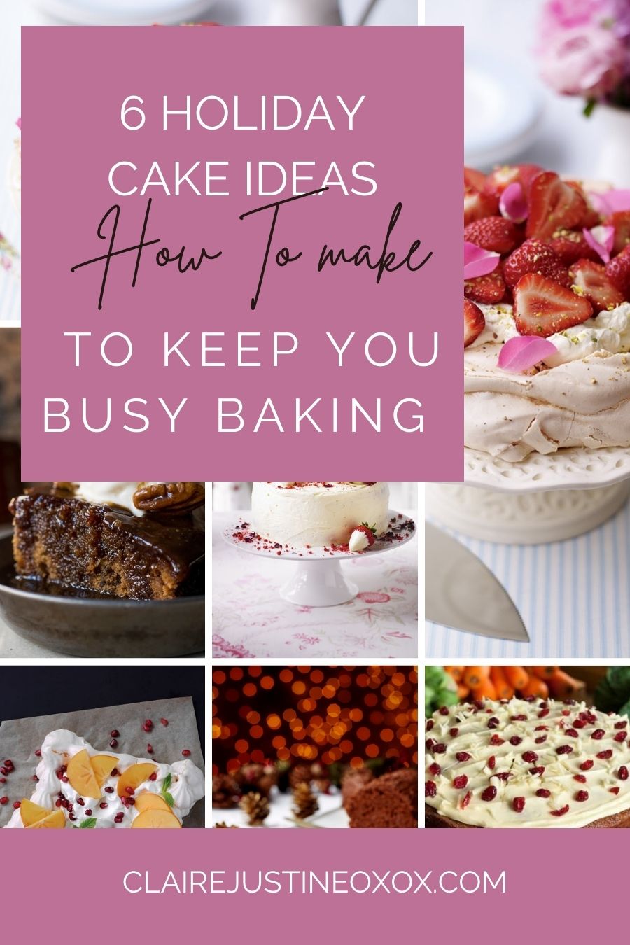 6 Holiday Cake Treats Ideas To Keep You Busy Baking 6 Holiday Cake Treats Ideas To Keep You Busy Baking