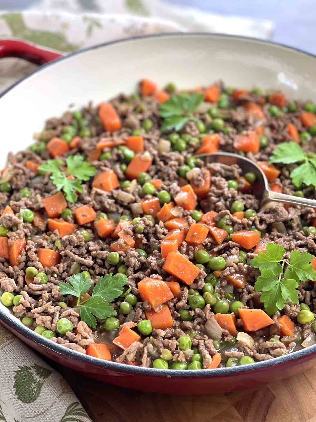 mince ready to serve.